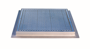 Betonarme havuzlar için paslanmaz dip emis ızgaraları  Kare 400 x 400 mm dip süzgeç (Cr-Ni 304)