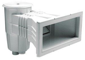 Geniş ağızlı Yuvarlak kapak skimmer - Beyaz