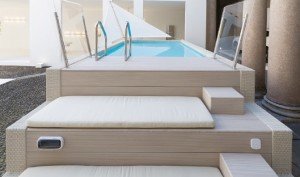Karşı akıntı yüzme kiti DOLCEVITA YACHT + LTI 2 metre / 4X8 PASLANMAZ ÇELİK GÖVDELİ DOLCEVİTA
