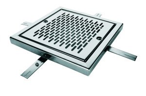 500x500mm AISI-316 Paslanmaz Çelik Kare Dip Emiş Izgarası
