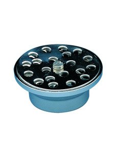 Paslanmaz çelik duvar/taban besi ağzı Maksimum debi 13 m³/h - 1½''