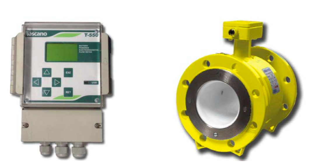elektronik debimetre t-550 dn100