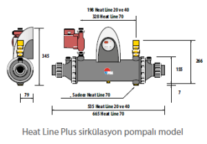 HEATLINE 40 ( plus sirkülasyon pompalı )