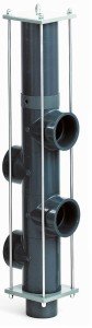 Besgo 5 yollu pnömatik vana DN125 / Ø140 Bağlantılı 450 mm (Su)