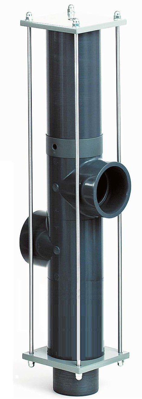 Besgo 3 yollu vana DN80 / Ø90 Bağlantılı