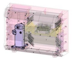 CDP-LINE-5 - 5 kW elektrikli ısıtıcılı Nem alma cihazı