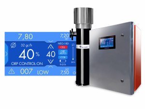 Neolysis UV + Tuz Elektroliz Sistemi ile Dezenfeksiyon (AP NEO/S 300 gr/saat + UV 4 x 90 W + pH/PPM (EXT-2))