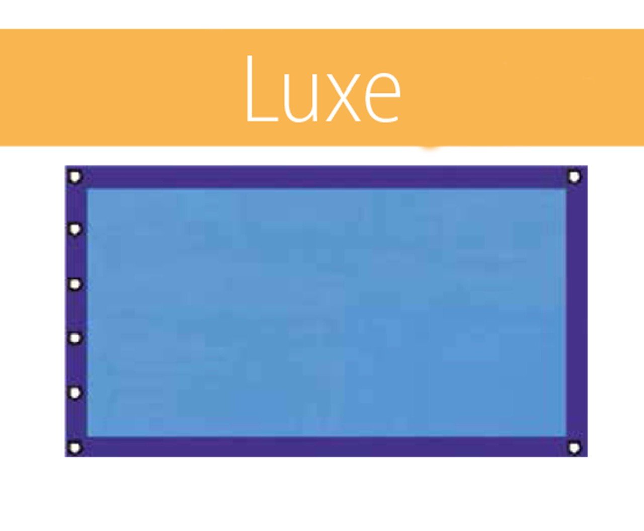 Kabarcıklı örtü LUXE 400 μ , 4  x  8 m Havuz için